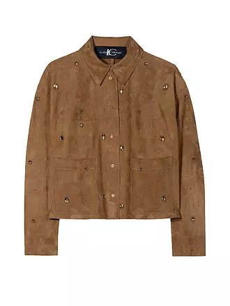 LUISA CERANO | Veste en cuir | braun